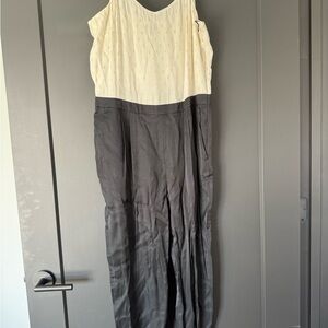 Black and white jumpsuit